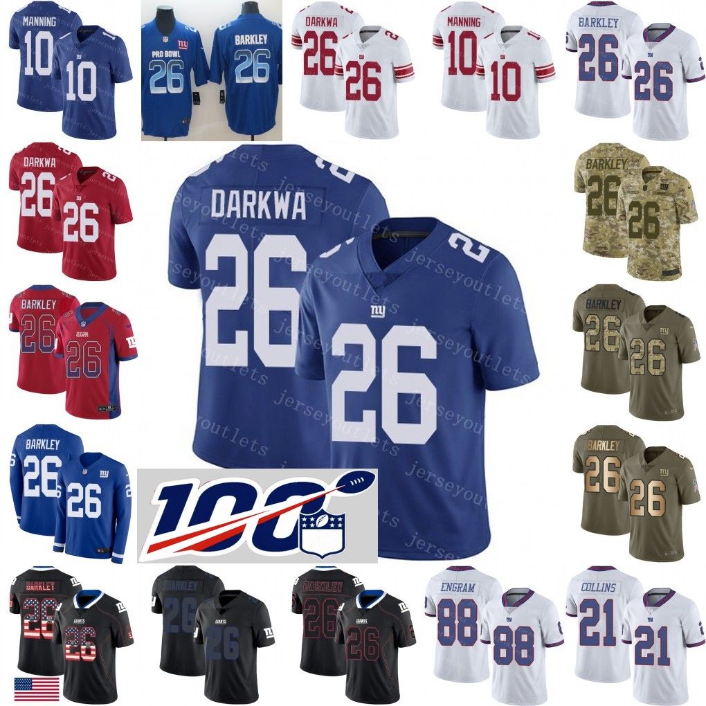 eli manning jersey mens