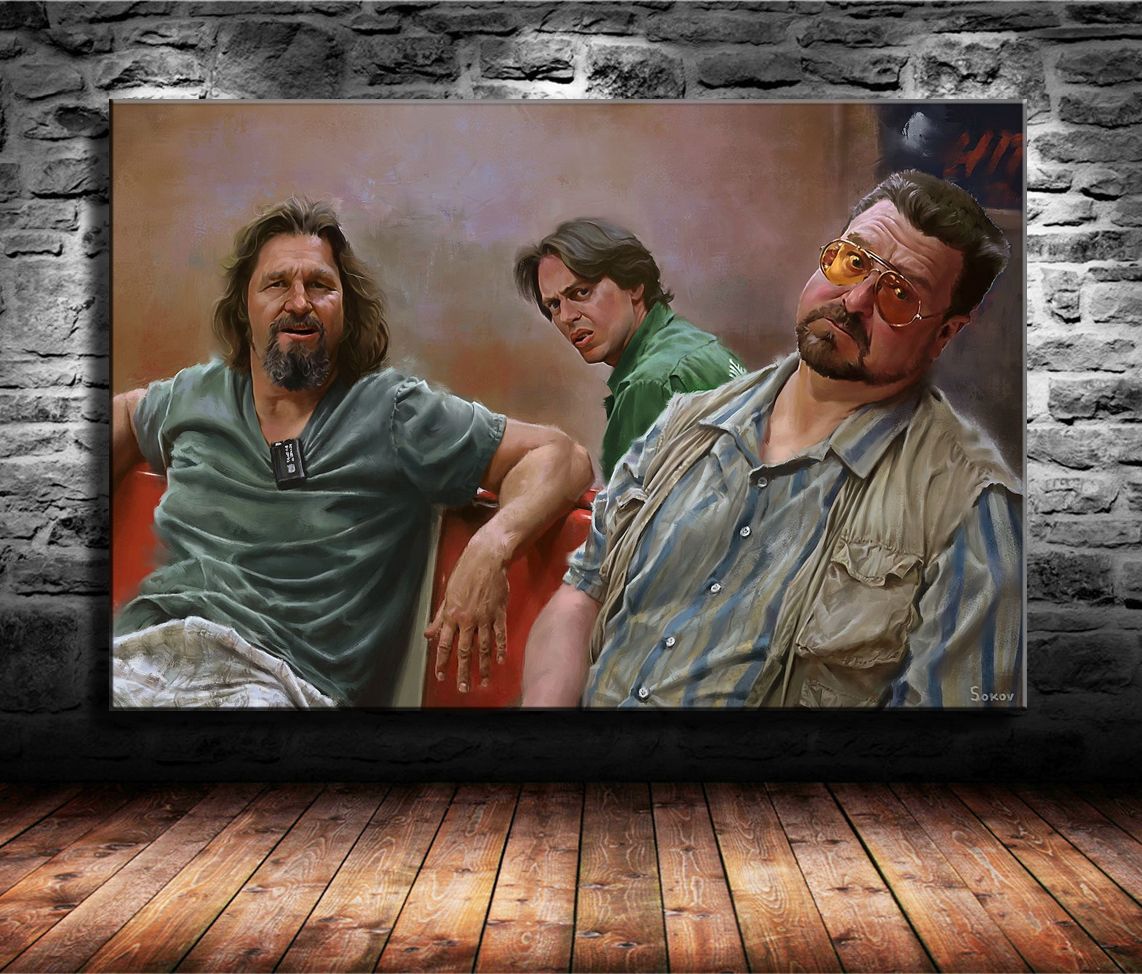 2020 Canvas Prints Wall Art Oil Painting Home Decor The Big Lebowski