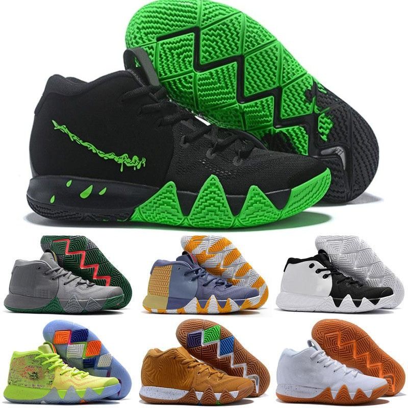 2020 Cheap Kyrie IV Green Lucky Charms Mens 2020 All New