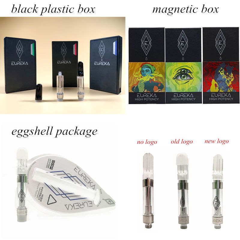 0.8ml New Eureka Clear Carts G5 Vape Cartridges 1.0ml Empty Tank 510