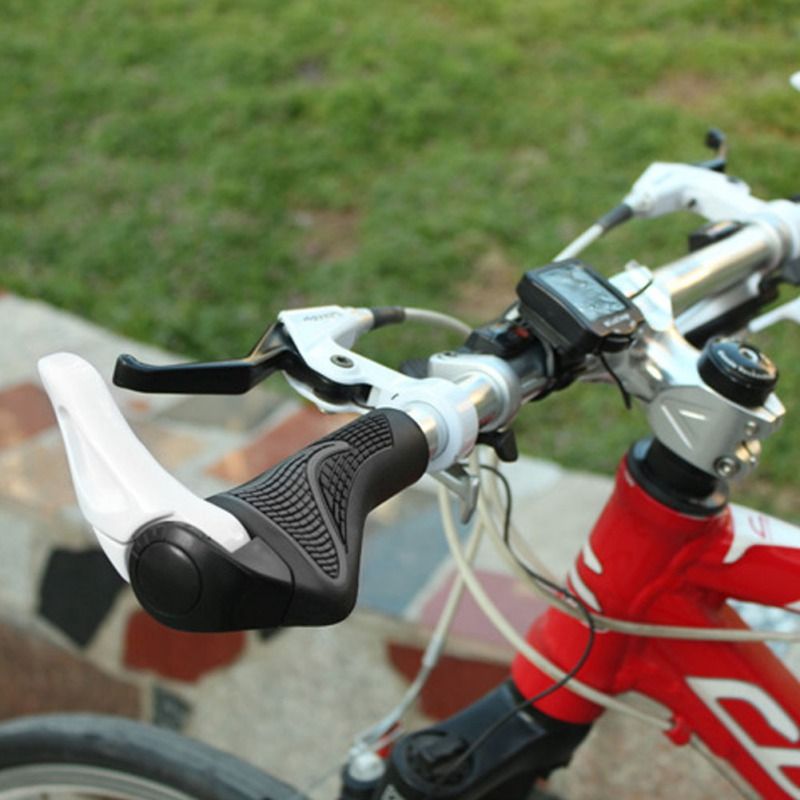 1 Pair Mountain Road Bike Bicycle Handlebar Handle Bar End Grips Ergonomic