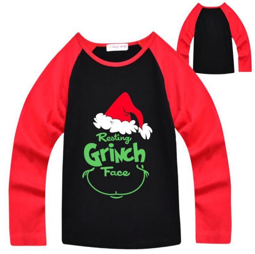 2019 Kids Grinch T Shirts Boys Girls How The Grinch Stole Christmas
