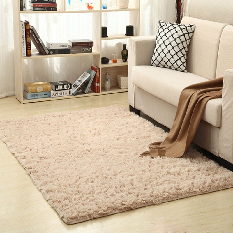 Super Soft Silk Wool Rug Indoor Modern Thicken Area Silky Rugs Bedroom Floor Mat Yoga Carpet Baby Nursery