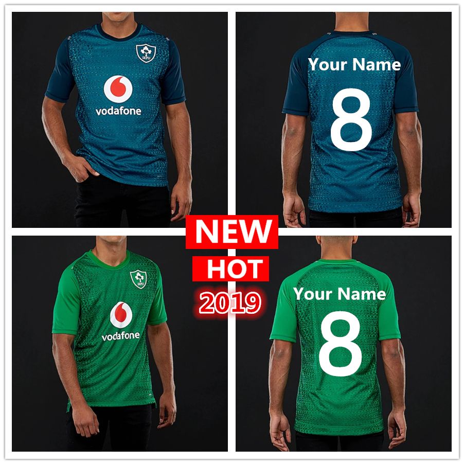 Custom Names And Numbers Ireland IRFU Jersey 2019 2020 Home Away Jersey