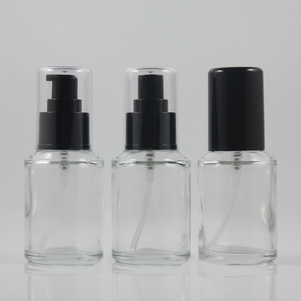 2021 Round Cosmetic Serum Bottle In Beautiful Color, Empty 60ml Glass ...