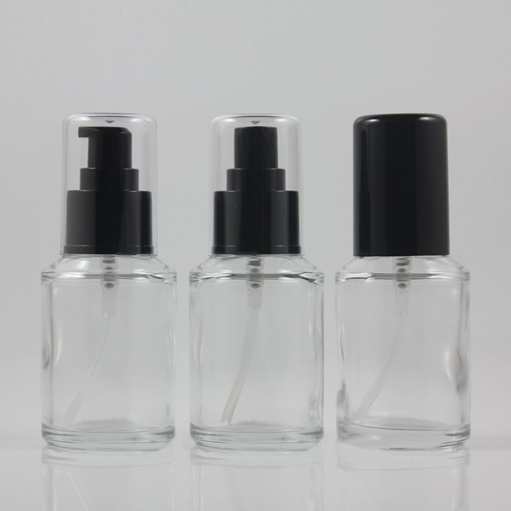 2021 Round Cosmetic Serum Bottle In Beautiful Color, Empty 60ml Glass
