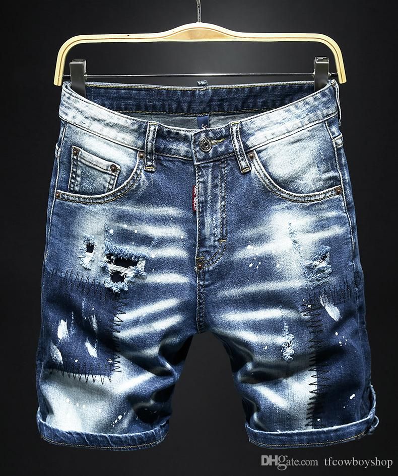 2020 Mens Designer Jeans Summer Style Brand Mens Jeans Printed Mens ...