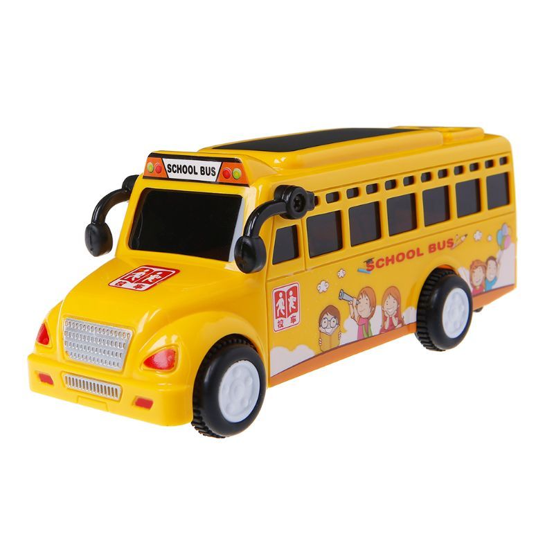 De Modèle Voiture D Autobus Animé Jouet Scolaire Inertiel Led Pour À Véhicule Enfants Jouets Mini Cadeau Dessin Bébé lJuFKcT13