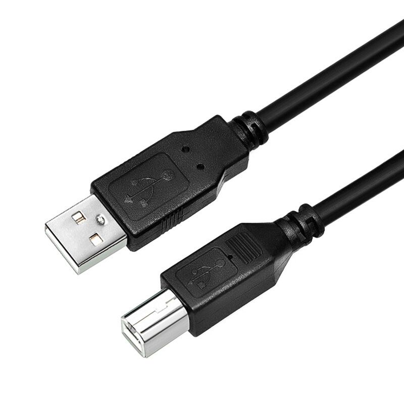 USB 2.0 Printer Cable A Male To B Male Adapter Cord For Canon Epson HP