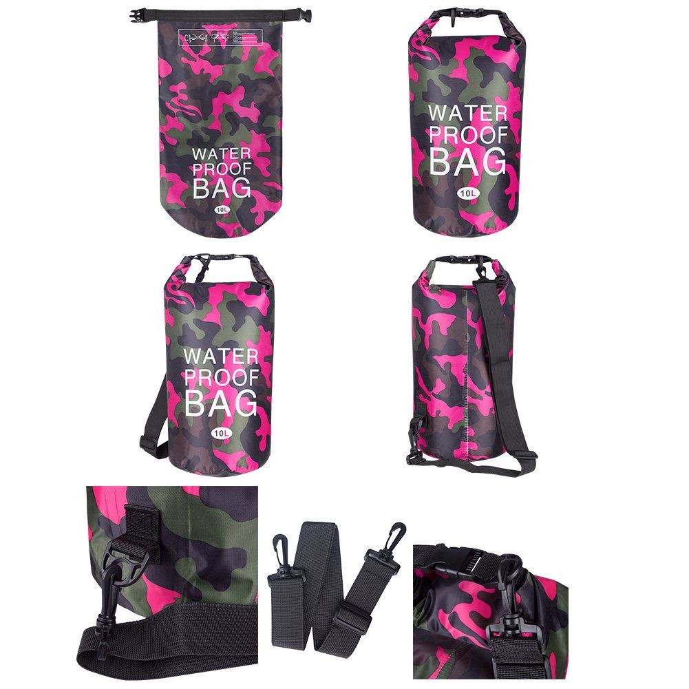 2020 Waterproof Bag Camouflage Dry Bag Camo Compression Sack 2/5/10/20L