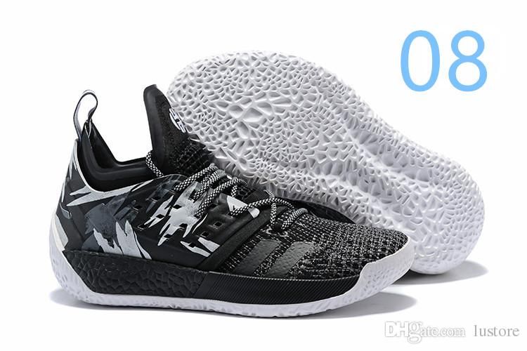 james harden black and white shoes
