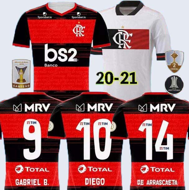 2020 20 21 Flamengo Finals Jersey 2019 2020 2021 GUERRERO DIEGO ...