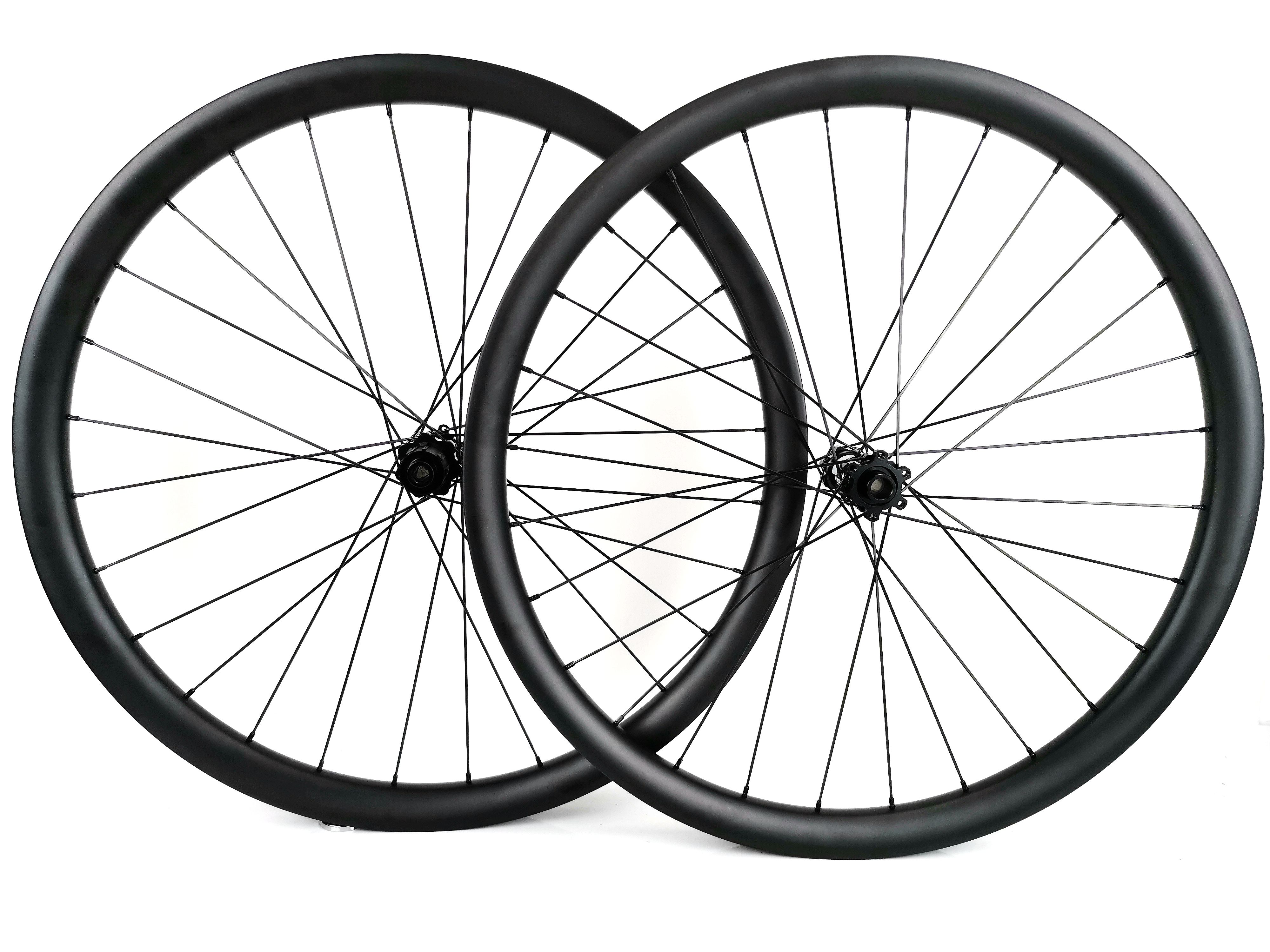 29er Tubeless Mountain Bike Carbon Wheels 40mm Width 30mm Depth MTB DH