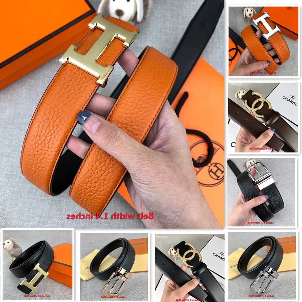 VALENTINO 2019 New HERMES Leather CHANEL Belts Luxury LV LOUIS VUITTON Belts For Men Woman GUCCI ...