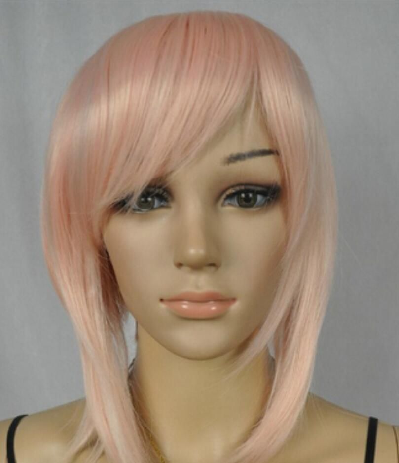 Wig Fashion Sexy Women Lady Girls Short Pink Party Natural Hair
