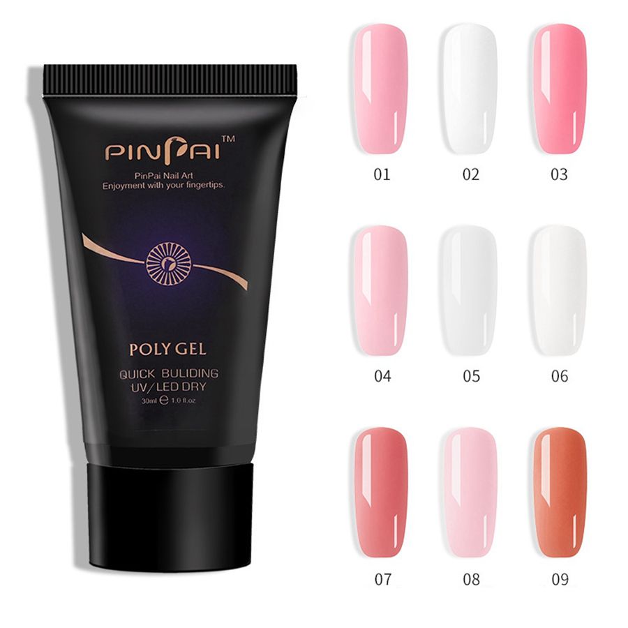 30ml Poly Gel Nail Polish For Nail Extensions Crystal Poly Gel Nails