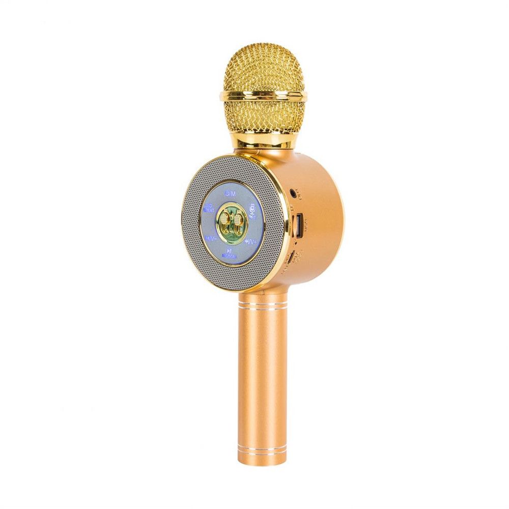 2021 WS 858 Karaoke Microphone Wireless Speaker Bluetooth Microphone