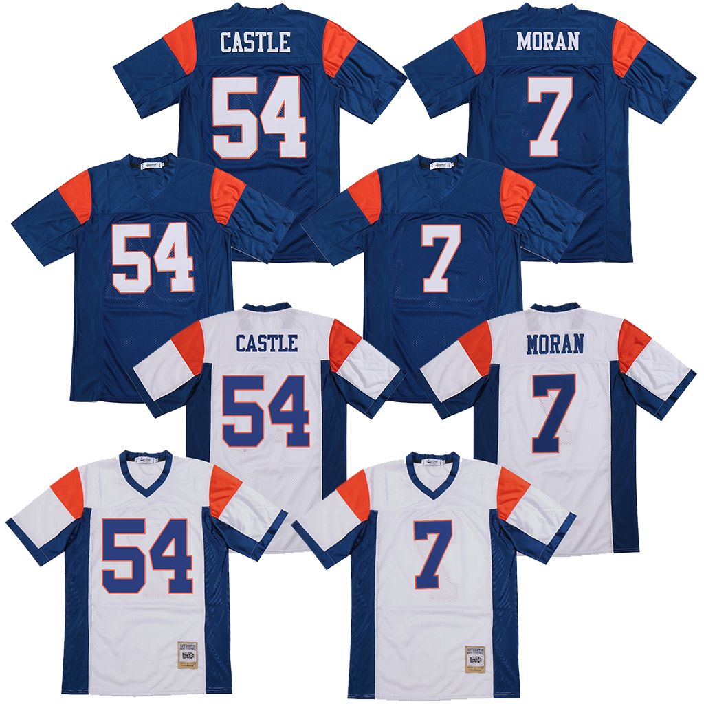 2020 Blue Mountain State Movie Jersey 54 Kevin Thad Castle Darin Brooks