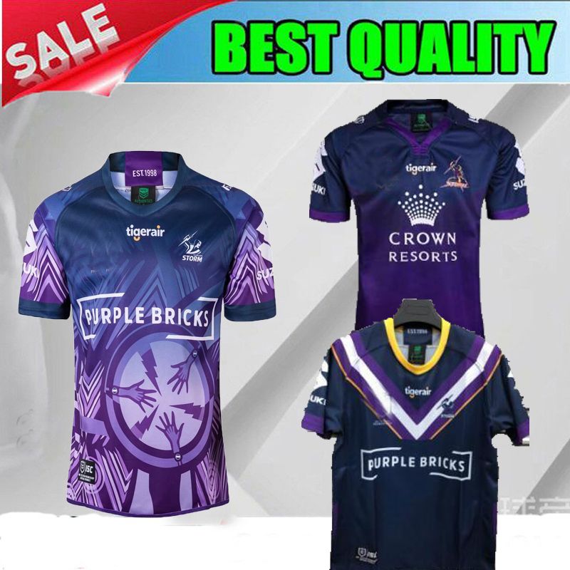 2020 2019 Season Melbourne Home Away Rugby Jersey National Rugby League
