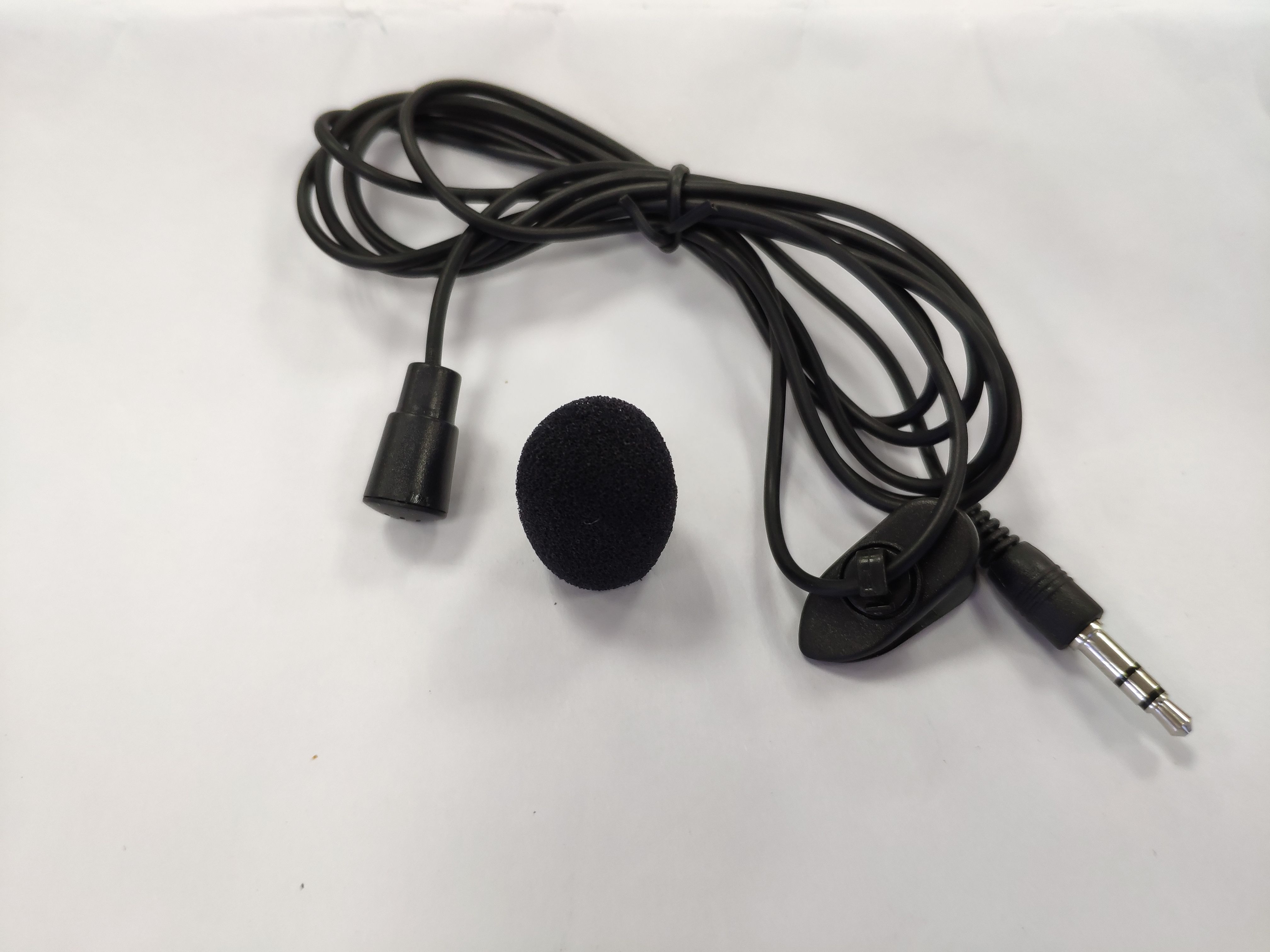3.5mm Clip On Mic Mini Microphone For Laptop PC Computer MSN Skype VOIP