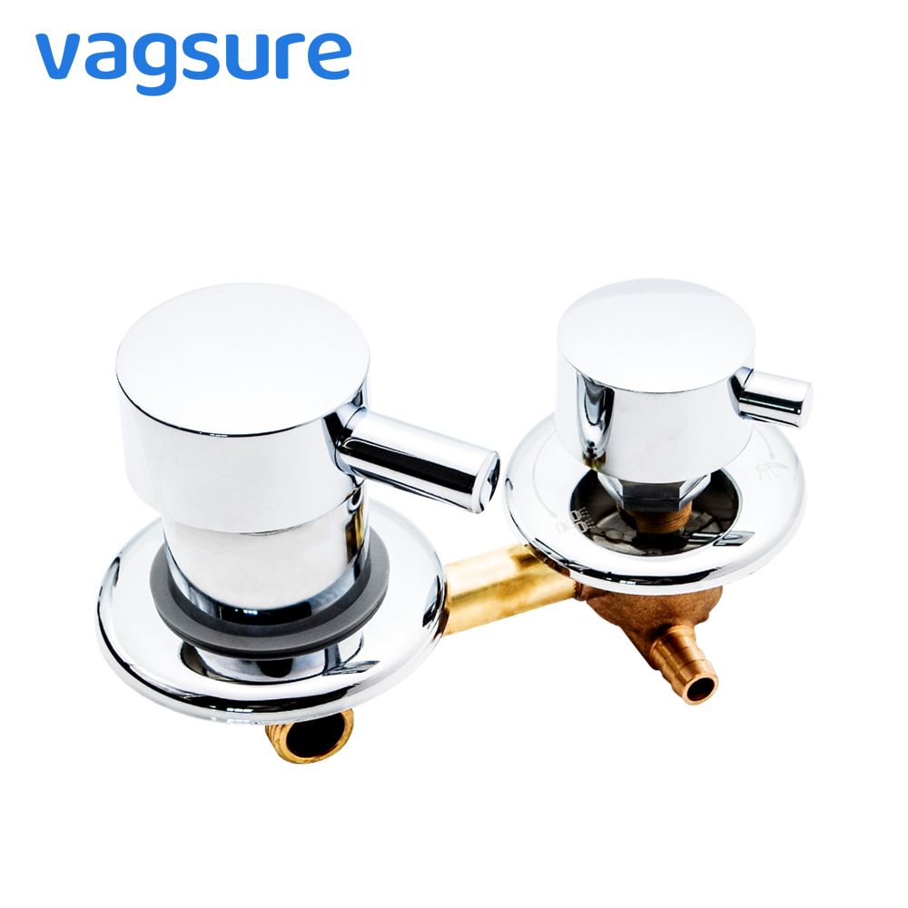 2020 Multiple Way Diverter 10cm 12 5cm Brass Bath Faucets Steam