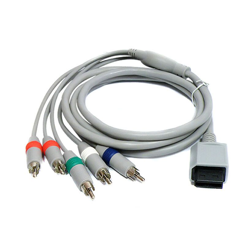 1.8m HDTV Audio Video AV 5RCA Cable For Nintendo Wii Wii U Component HDTV AV Audio Adapter For
