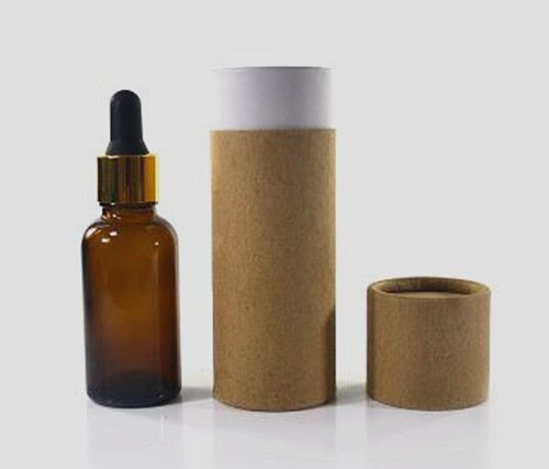Download Custom Glass Dropper Bottle Kraft Paper Cylinder Packaging Box For 10ml 15ml 20ml 30ml 50ml ...