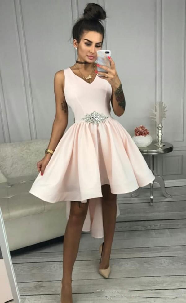 DYS Women's Short Hi-Lo Bridesmaid Dress - Handmade Prom & Homecoming Dress