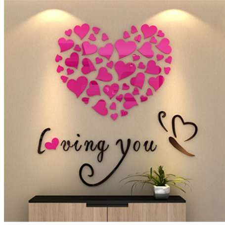 Großhandel Liebe Herz Diy Wandaufkleber Für Wohnzimmer Schlafzimmer ... Großhandel Liebe Herz Diy Wandaufkleber Für Wohnzimmer Schlafzimmer ...