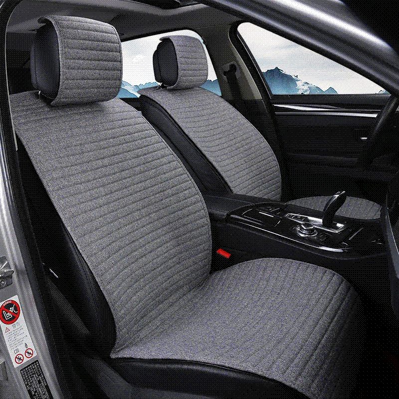 2 Pcs Cover Mat Protect Car Seat Cushion Universal O Shi Covers Fit Kia Etc Most Automotive Interior Truck Suv Or Van