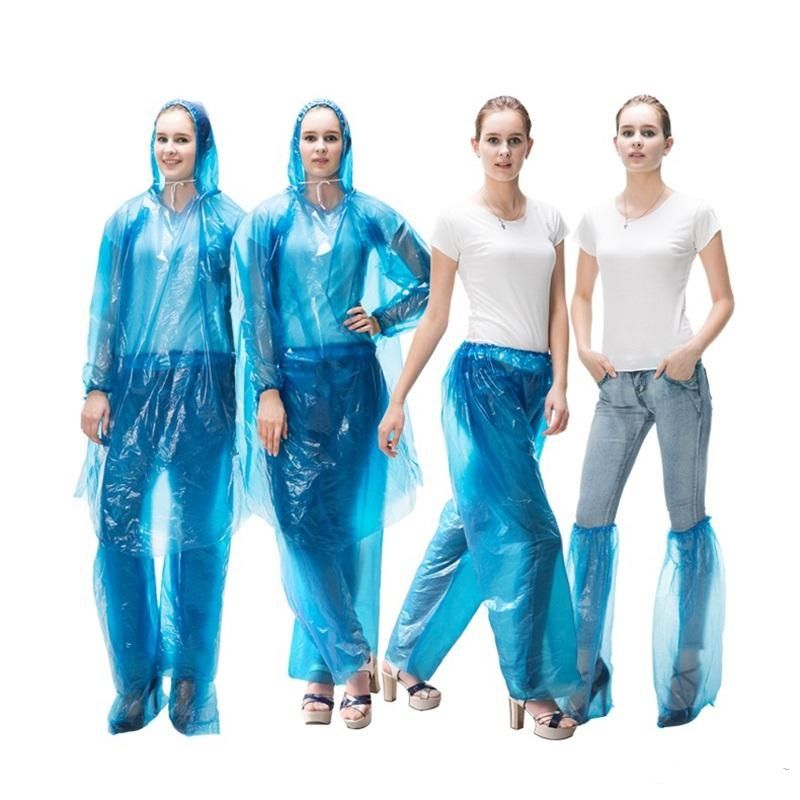 2021 Disposable Rain Cover Set Outdoor Tourist Thickened Disposable