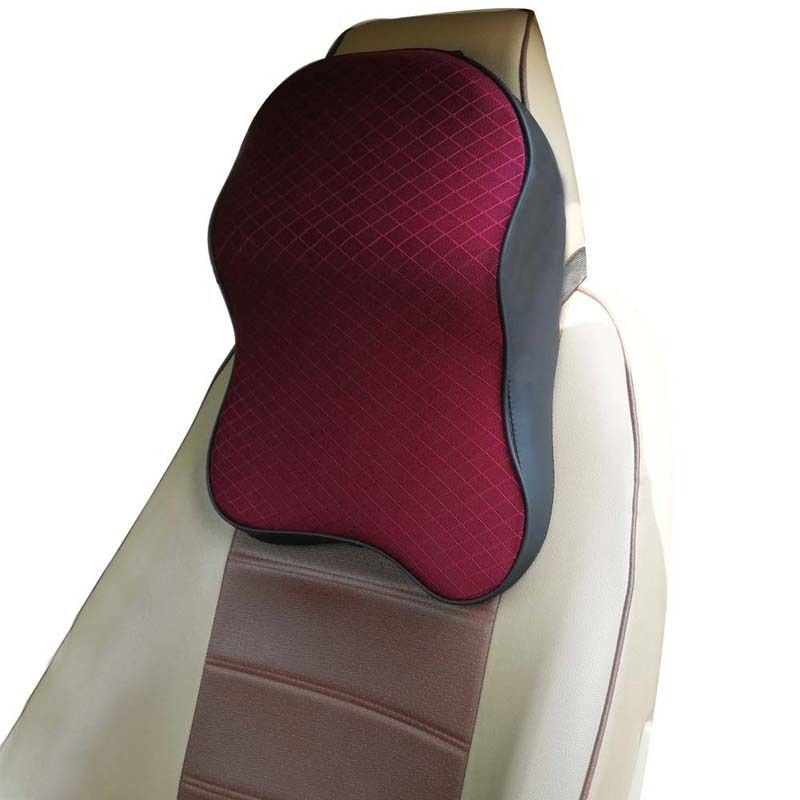 Memory Foam Car Headrest Pillow Massage Seat Back Waist Support Neck