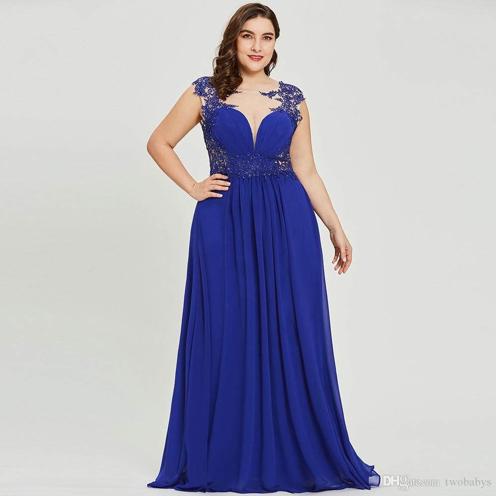 elegant royal blue gown