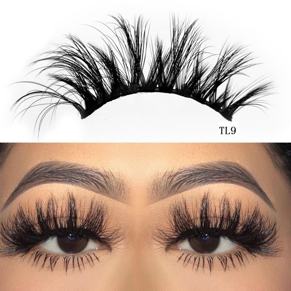 15 25mm 3D Mink Lashes Natural Long Lasting 3D Mink Eyelashes Dramatic Eyelash Extension Makeup