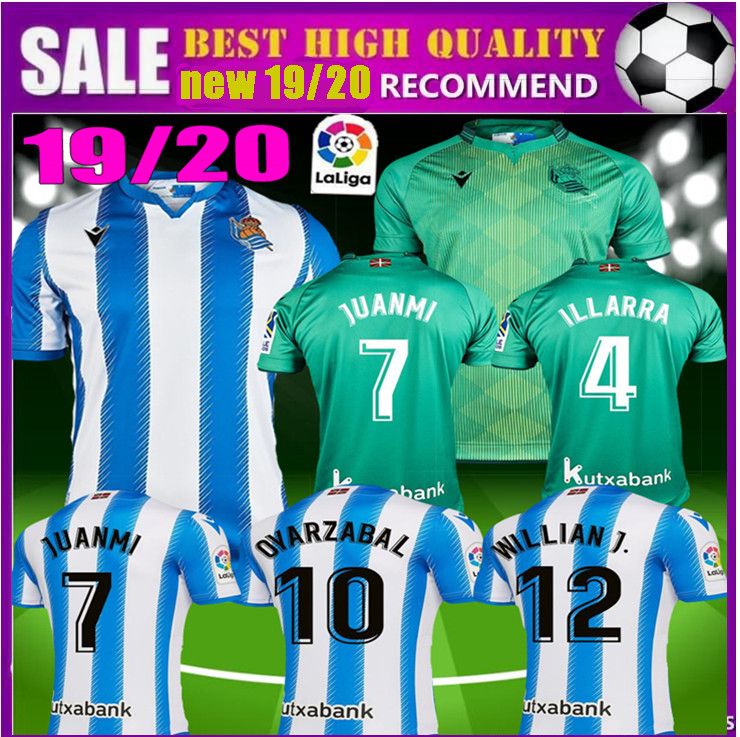 2019 New 19 20 Real Sociedad Home Soccer Jerseys 2019 2020 ...