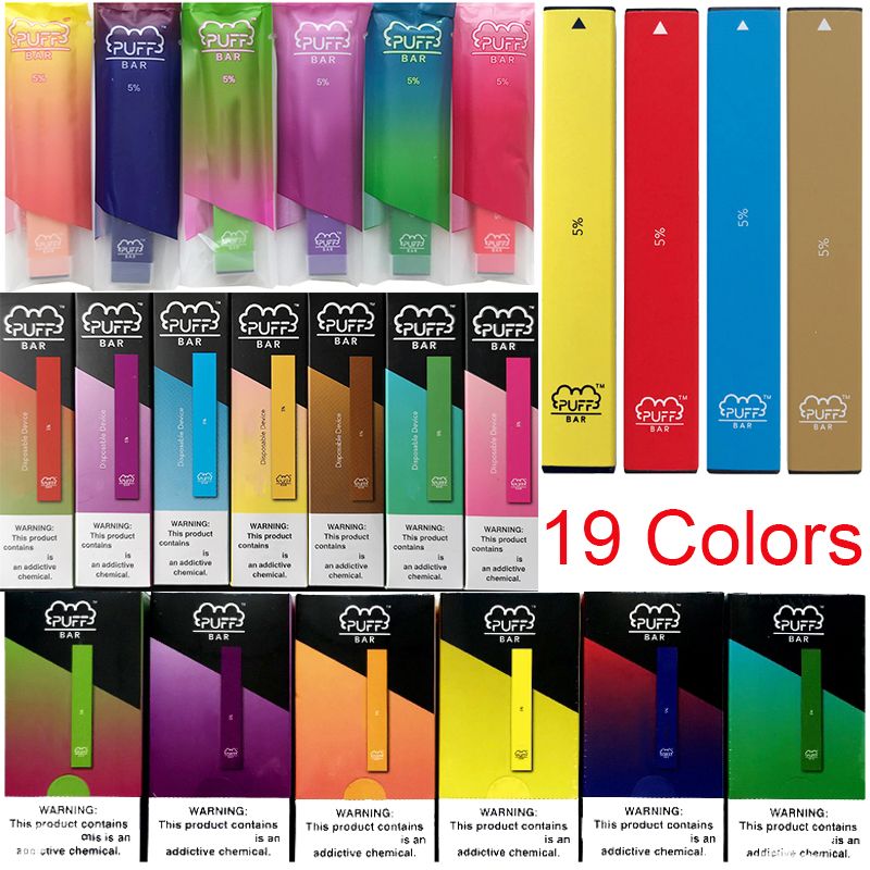 New Puff Bar Disposable Device Pods Puffbar Vape Pens E