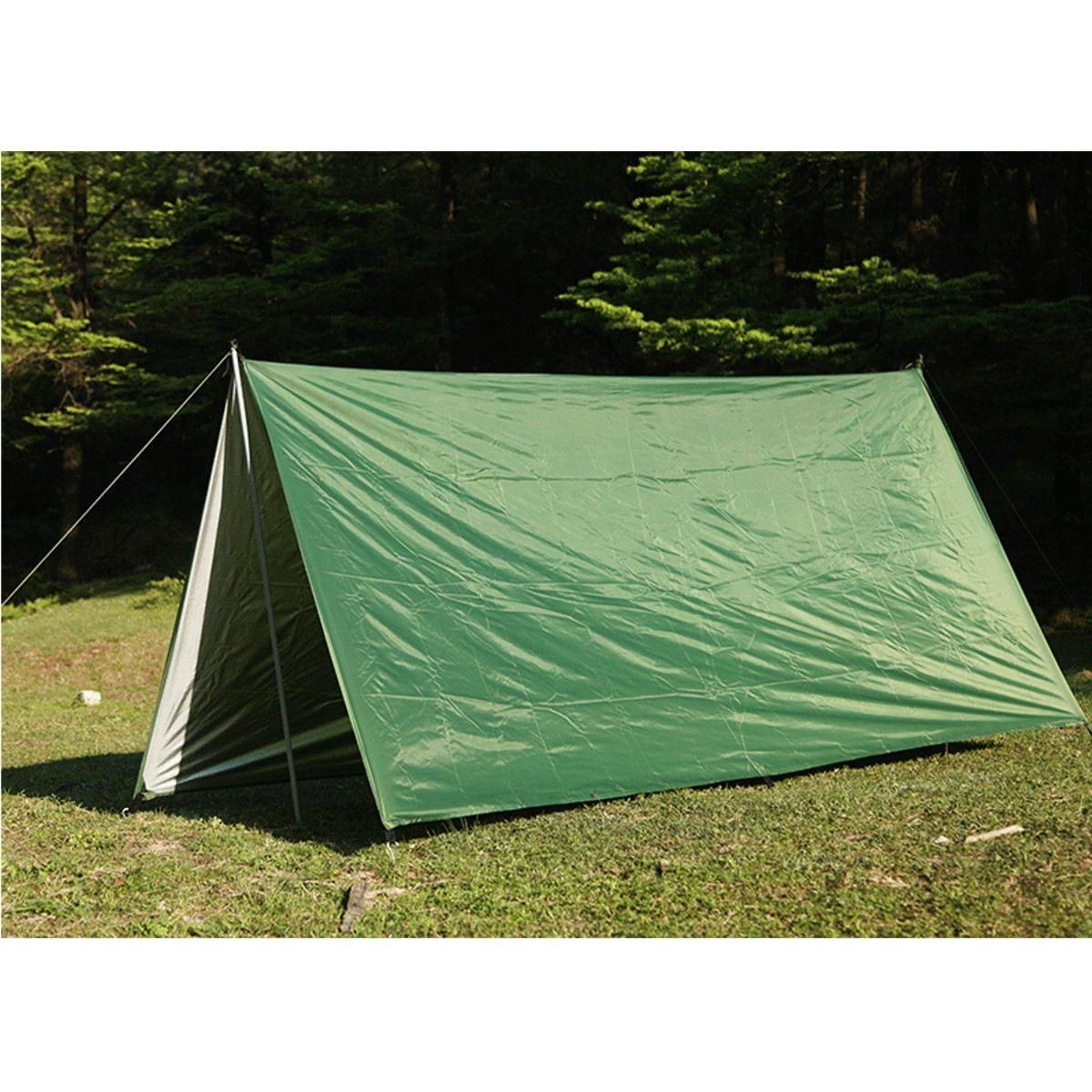 3mx3m Waterproof Sun Shelter Tarp Survival Camping Climbing