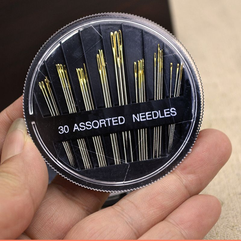 thumbnail image 2 of 55-Piece Assorted Stainless Steel Self-Threading Sewing Needles - Sharp Tips, Hand Sewing, Multiple Sizes 2 of 10