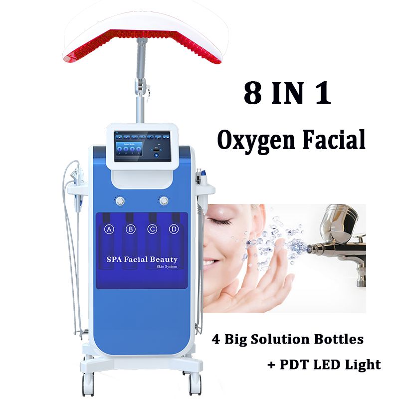 8 IN 1 Oxygen Facial Treatment Infusion Skin Rejuvenation Machine BIO