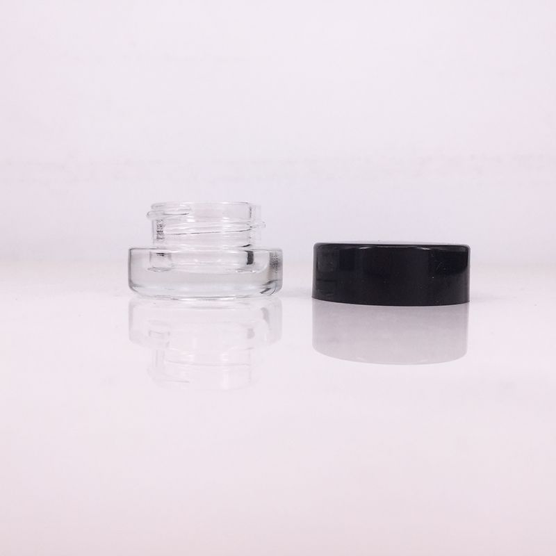 Newest Clear Color Glass Bottle Jar Tempered Glass Storage Bottle Jars