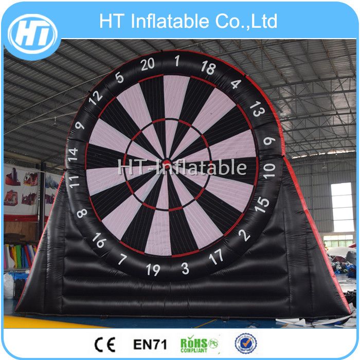 2021 Giant 5m Inflatable Football Kick Darts Board Soccer Dart Game