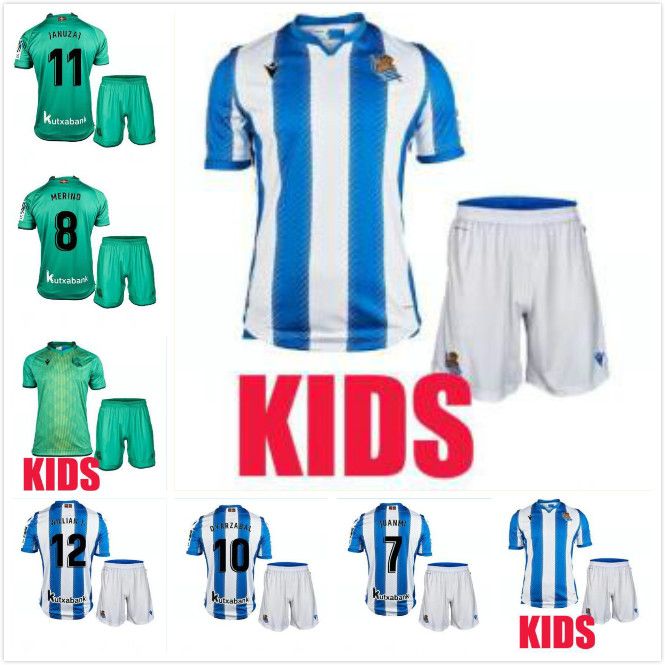 2020 Kids Kit 2019 Real Sociedad Soccer Jerseys 19 20 X ...