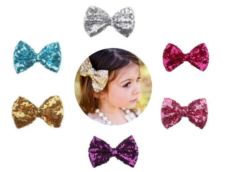 Mix Colors Sequins Hair Accessories Hair Clip Barrette For Hair