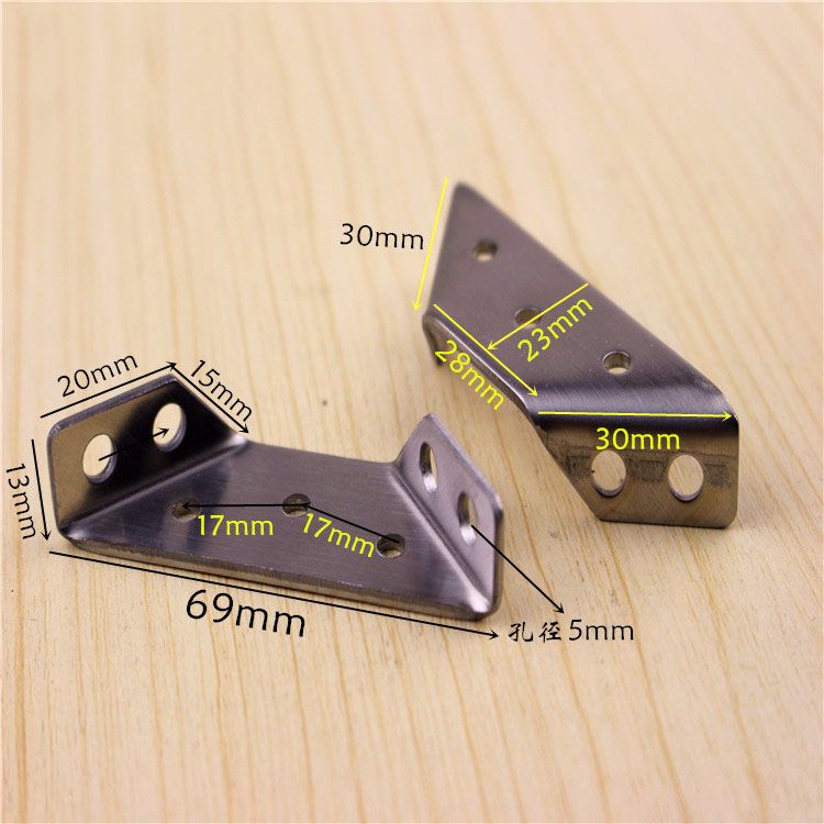 10x Mounting Bracket Multifunction Mounts Brace Stainless Steel