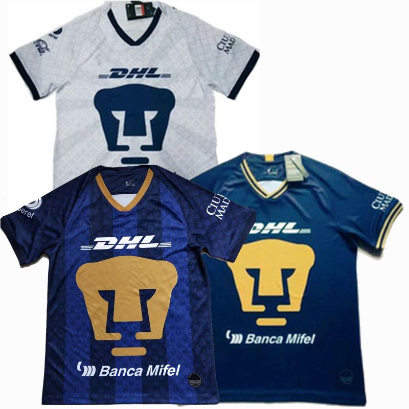 2019 Liga MX 2019 2020 UNAM Soccer Jerseys Home Away 19 20 Football