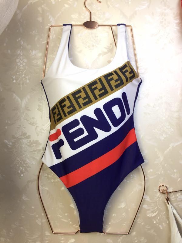 2019 18ss Luxury Designer Swimwear Swimsuit Backless Letter Printing