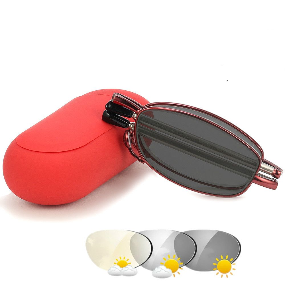 METALLO Portatile rettangolare uomo//donna Computer di blocco della luce blu Clip per occhiali da lettura UV anti strain in vetro