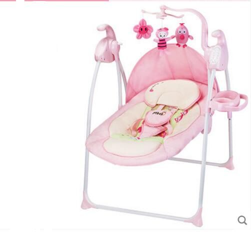 2019 New Swing Baby Artifact Baby Rocking Chair Comfort Chair Baby Electric Cradle Bed Recliner Sleep Shake Shaker Multifunctional Rocking C