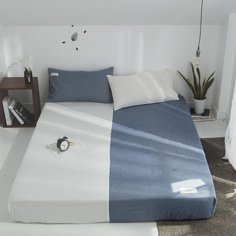 Soft And Breathable 100 Cotton Bed Sheet Fitted Twin Queen Soft And Breathable 100 Cotton Bed Sheet Fitted Twin Queen King Sheets Set Cover Drap Housse Sabanas 160 180x200cm Uk 2019 From Icelly