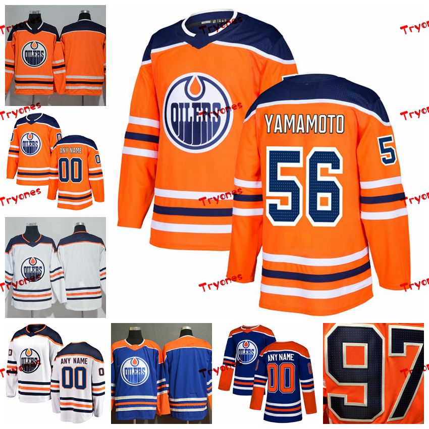 2019 2019 Customize Kailer Yamamoto Edmonton Oilers Stitched Jerseys